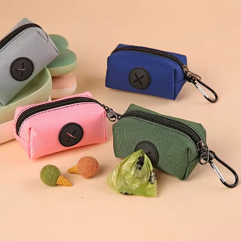 Poop Bag Dispenser - Популярный холщовый держатель для пакетов для
