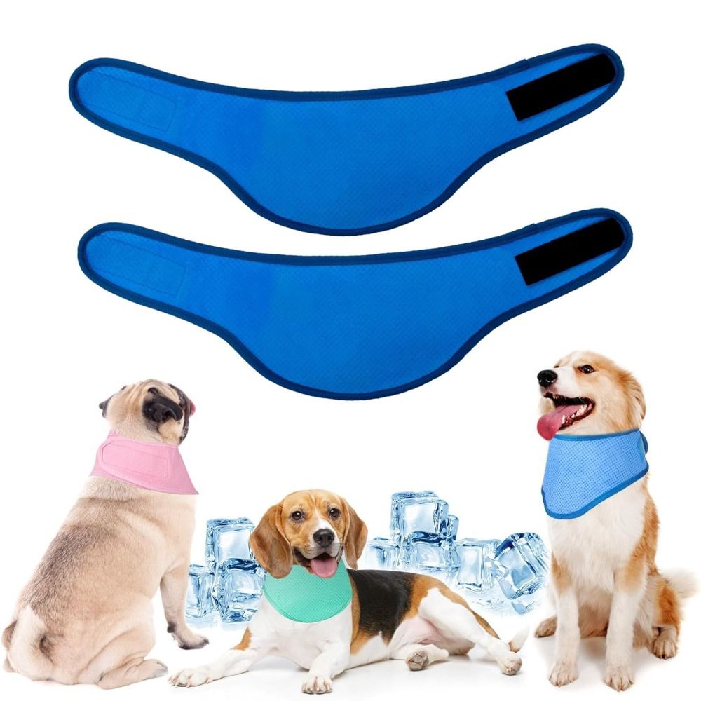 Dog Bandana Scarf - Новый регулируемый охлаждающий бандана для собак,