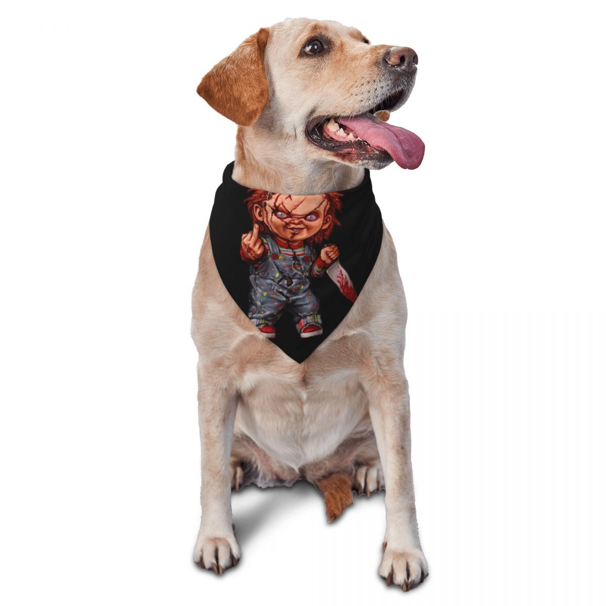 Dog Bandana Scarf - Кукла-убийца Чаки, банданы для домашних животных,