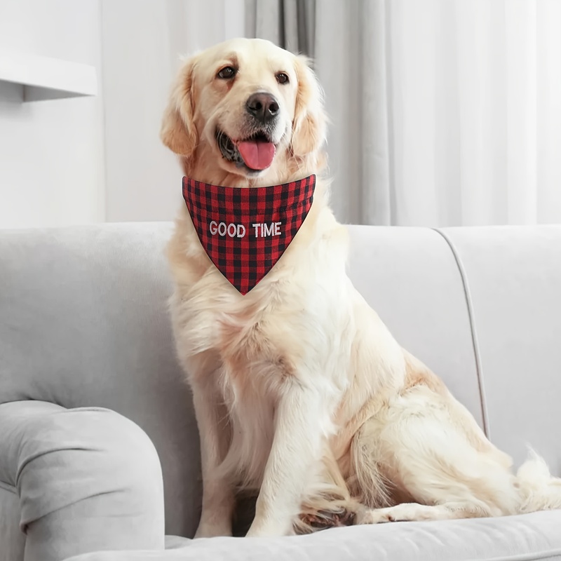 Персонализированная вышитая ба – обзор и цена Dog Bandana Scarf