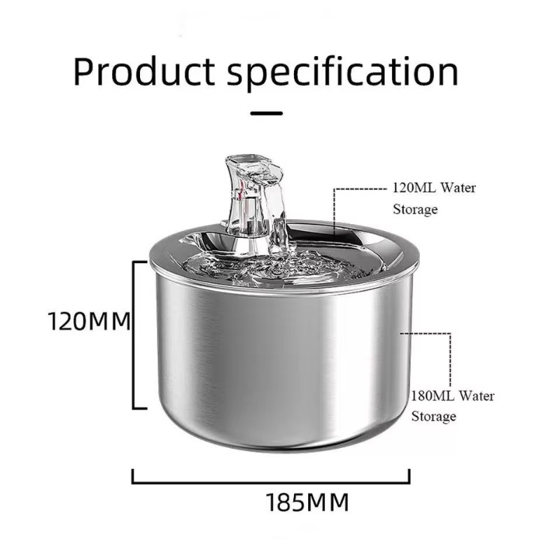 Дизайнерский фонтан-поилка для – обзор и цена Pet Water Fountain