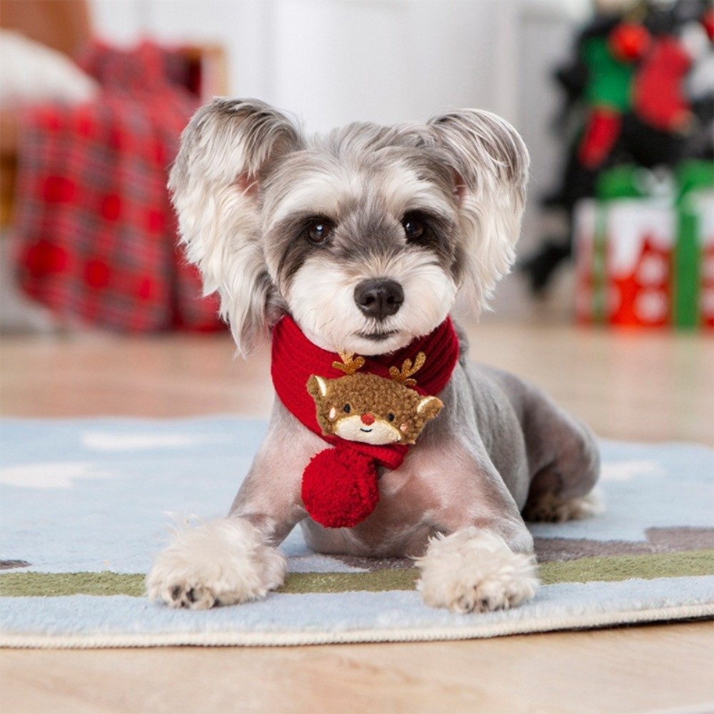 Рождественский вязаный шарф-ош – обзор и цена Dog Bandana Scarf