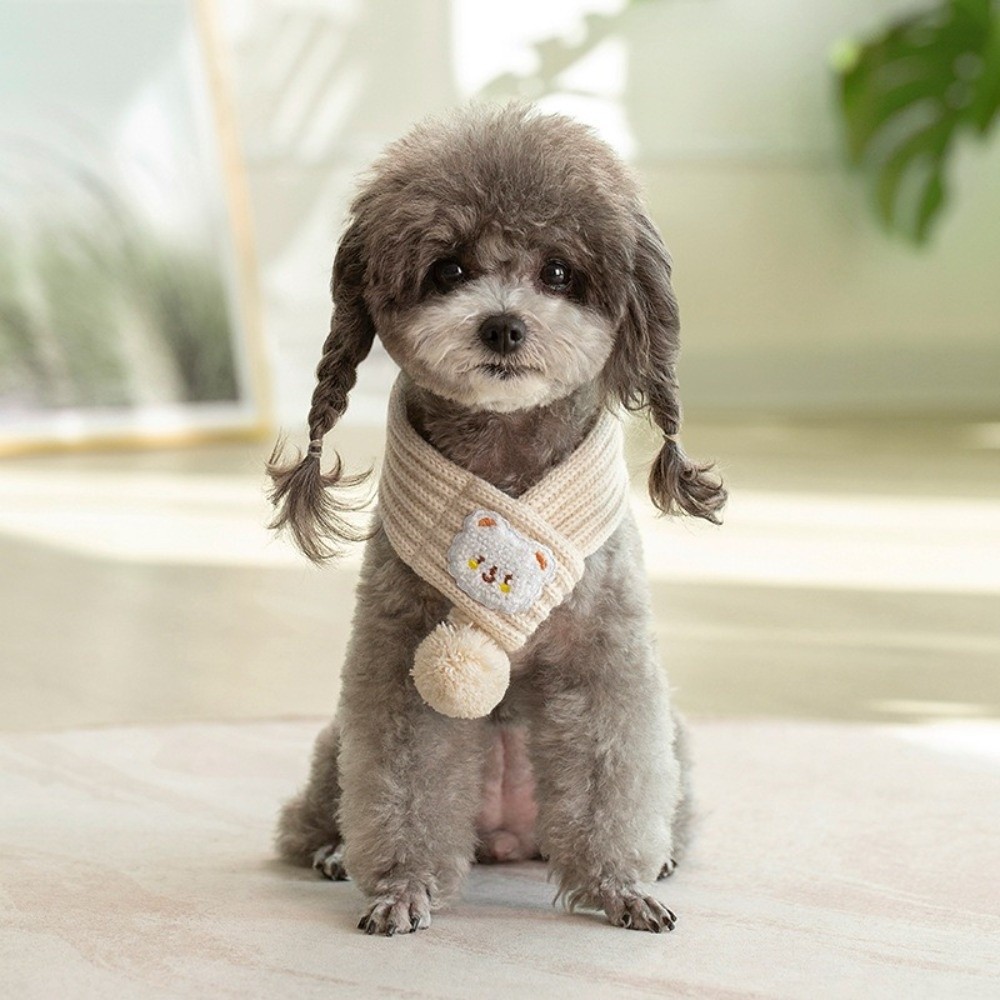 Рождественский вязаный шарф-ош – обзор и цена Dog Bandana Scarf
