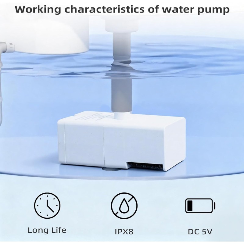 Сменный насос B84B для фонтано – обзор и цена Pet Water Fountain