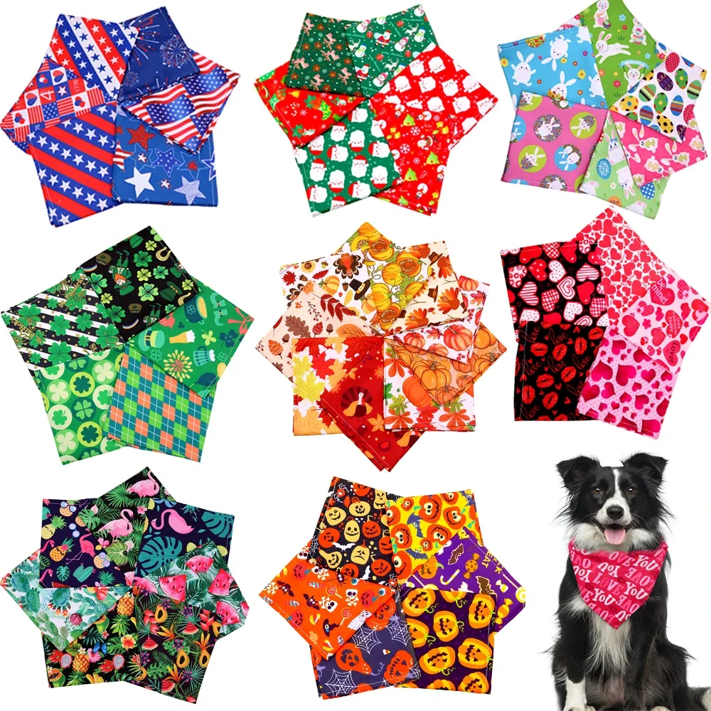 60 шт., банданы для собак, опт – обзор и цена Pet Supplies In Bulk