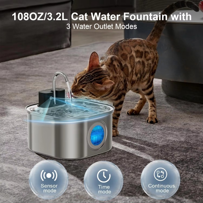 Беспроводной фонтан-поилка для – обзор и цена Pet Water Fountain